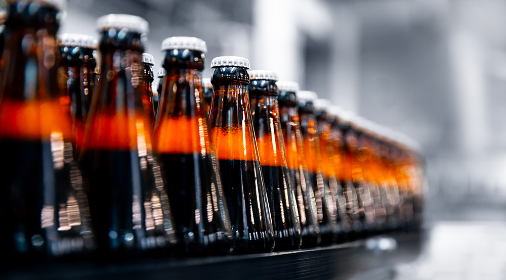 photo de bouteille de bière en verre